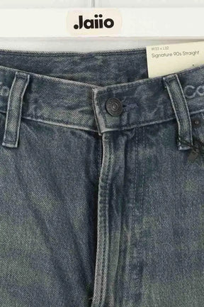 Jean droit W33 L32 Calvin Klein Bleu en Coton