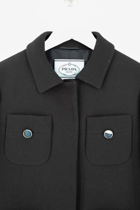 Blazer Prada Noir en Laine