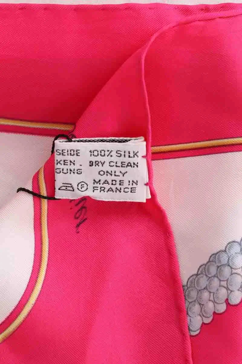 Carré Cartier Rose en Soie