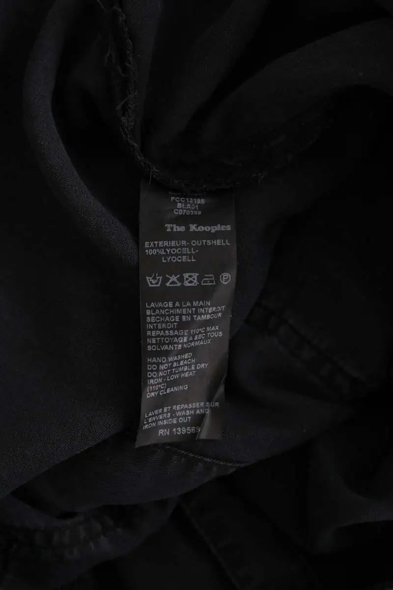 Chemise The Kooples Noir en Coton