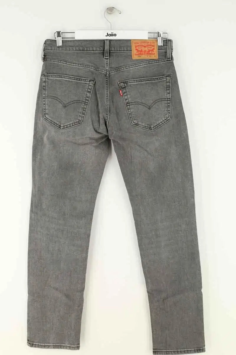 Jean droit Levi's 502 Gris en Coton
