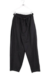 Pantalon large Yves Saint Laurent Anthracite en Laine, taille L - Seconde Main