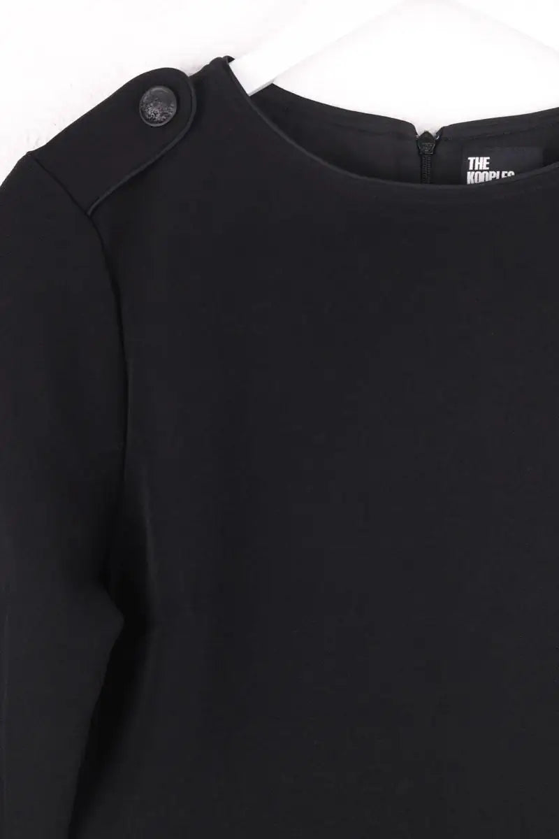Robe The Kooples Noir en Laine