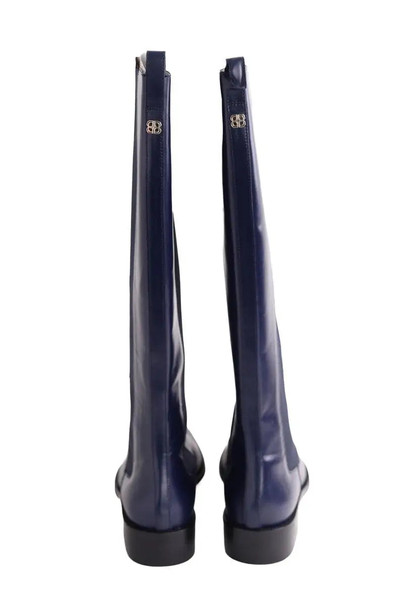 Bottes LK Bennett Zara Marine en Cuir