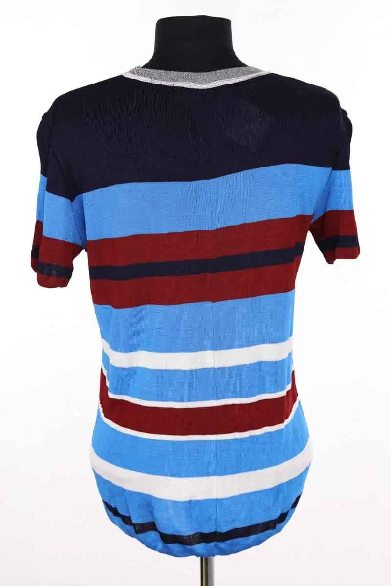 T-shirt Sandro Bleu en Viscose