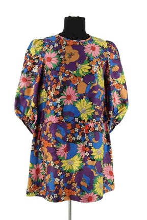 Robe Soeur Leopoldine Multicolore en Soie, taille XS - Seconde Main