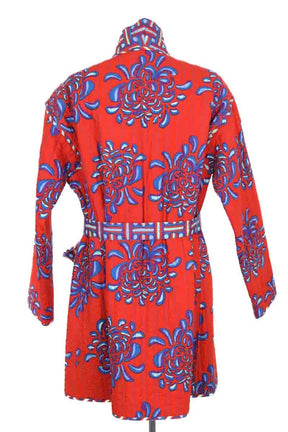 Kimono Lisa Corti Orange en Coton