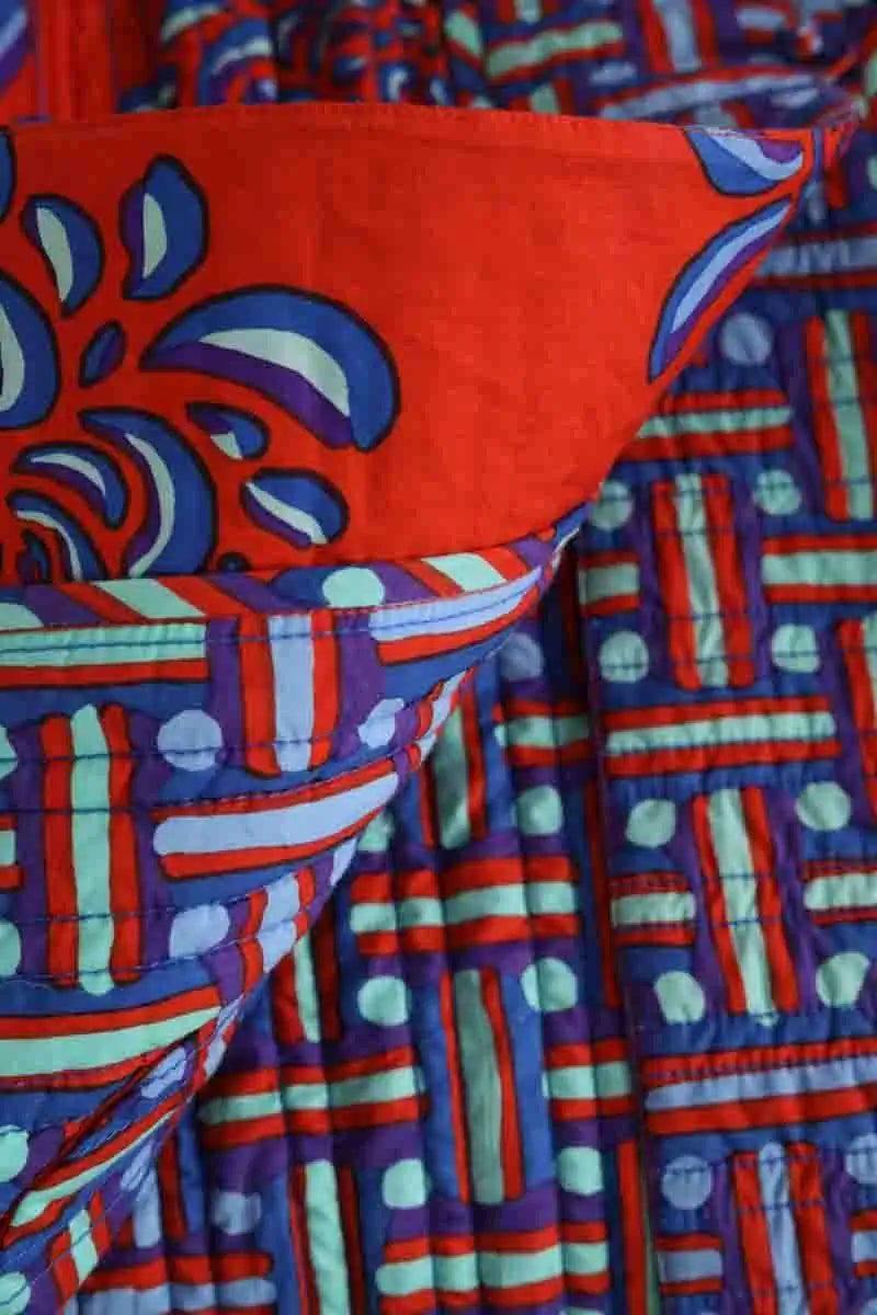 Kimono Lisa Corti Orange en Coton