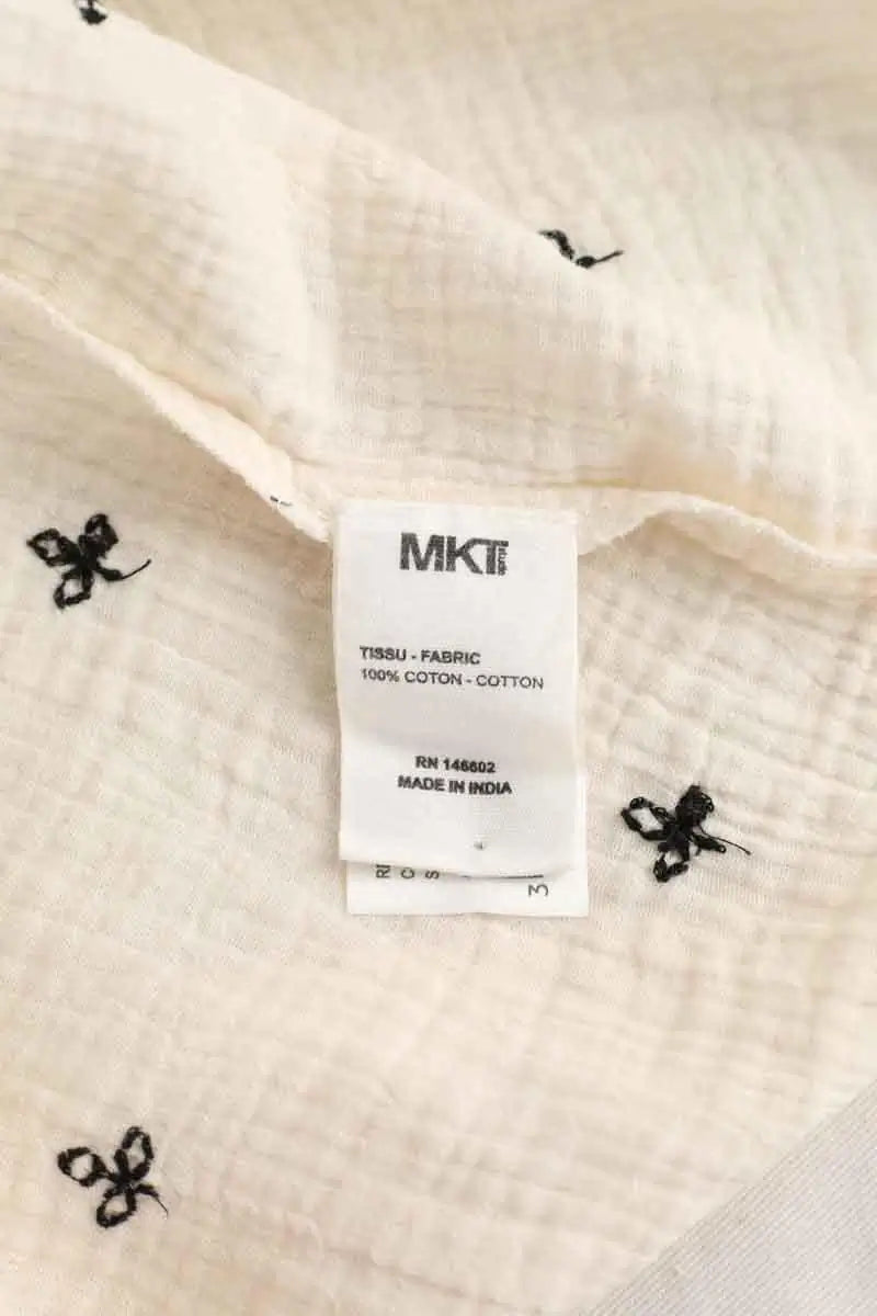 Kimono Mkt Studio Ecru en Coton