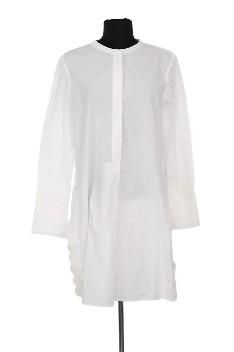 Robe Isabel Marant Blanc en Coton, taille M - Seconde Main