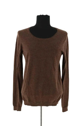 Pull Eric Bompard Marron en Cachemire, taille M - Seconde Main