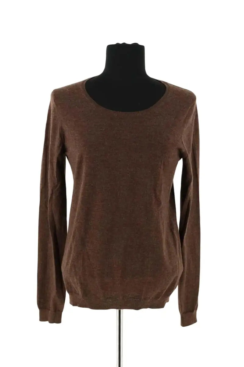 Pull Eric Bompard Marron en Cachemire, taille M - Seconde Main