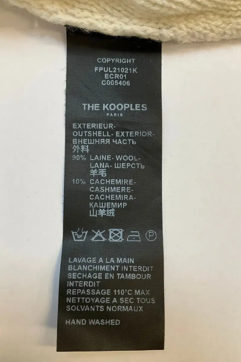 Pull The Kooples Ecru en Laine