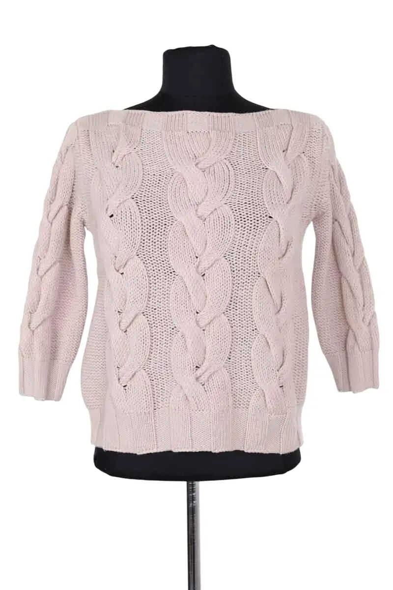 Pull Max Mara Beige en Laine, taille S - Seconde Main