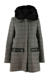 Manteau Claudie Pierlot Noir en Laine, taille S - Seconde Main