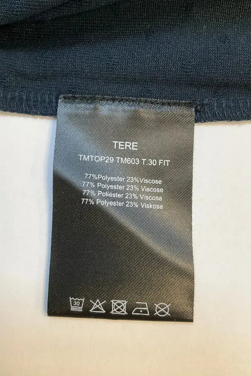 T-shirt Tara Jarmon Marine en Viscose