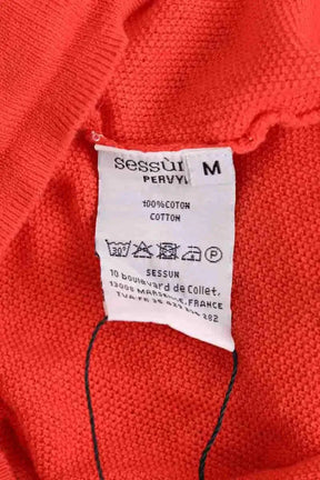 Cardigan Sessun Orange en Coton