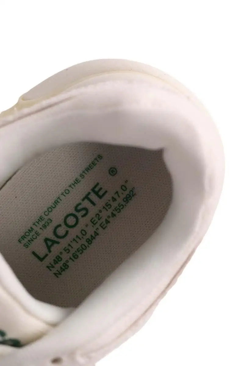 Baskets Lacoste Blanc en Cuir