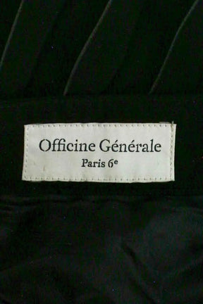 Jupe Officine Générale Noir en Synthétique