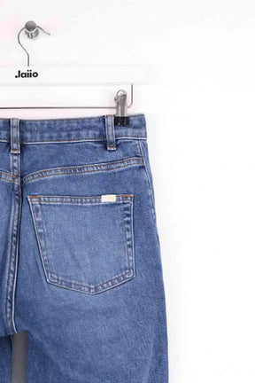 Jean bootcut Maje Bleu en Coton - élasthanne