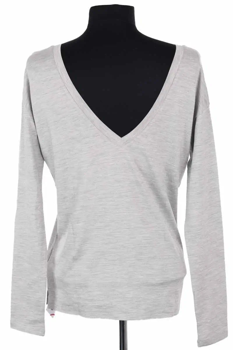 T-shirt Majestic Filatures Gris en Coton