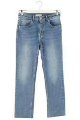 Jean droit Maje Bleu en Coton, taille S - Seconde Main