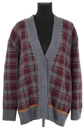 Cardigan Sandro  Bordeaux