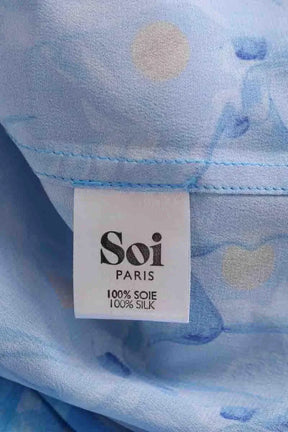 Chemise Soi Bleu en Soie