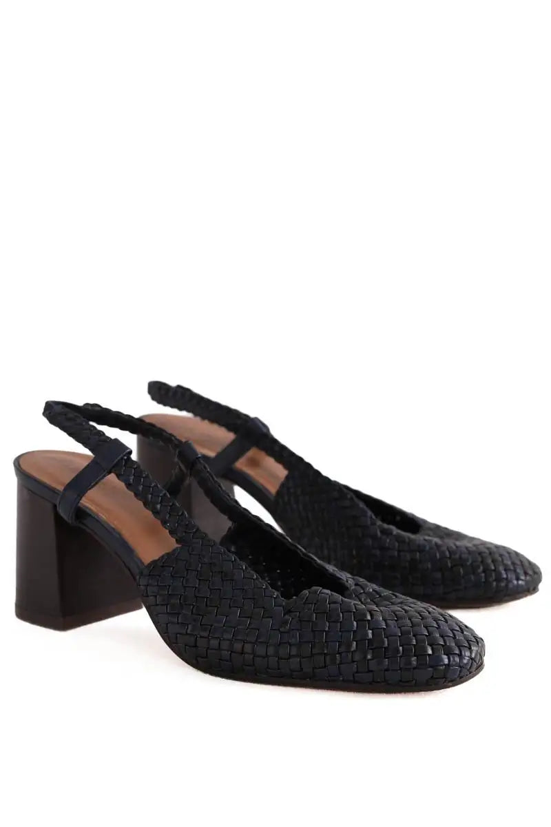 Talons Ba&Sh Marine en Cuir