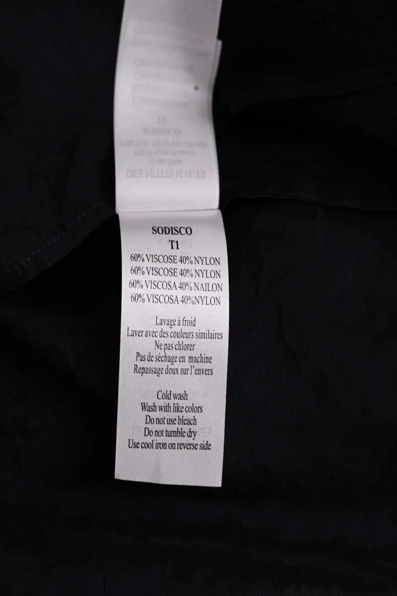 Chemise Des Petits Hauts Noir en Viscose