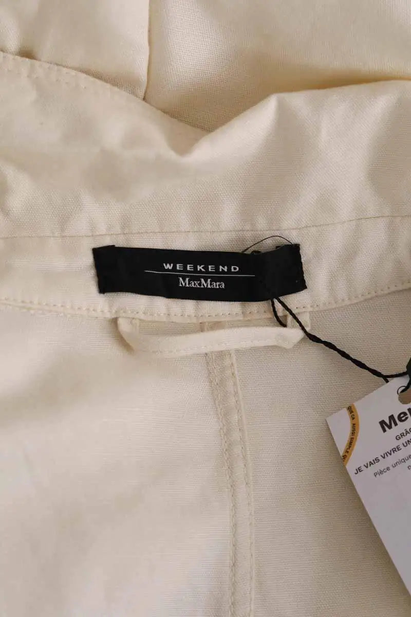 Veste Max Mara Beige en Coton