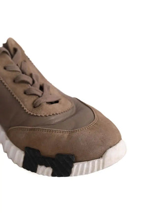 Baskets Bouncing Hermès  Bouncing Beige en Cuir