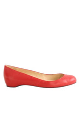 Ballerines Christian Louboutin  Rouge