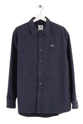 Veste Lacoste Marine en Coton, taille M - Seconde Main