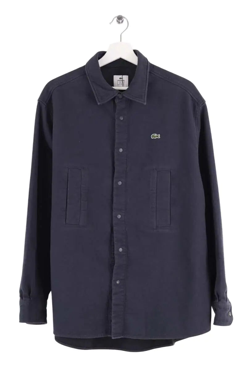 Veste Lacoste Marine en Coton, taille M - Seconde Main