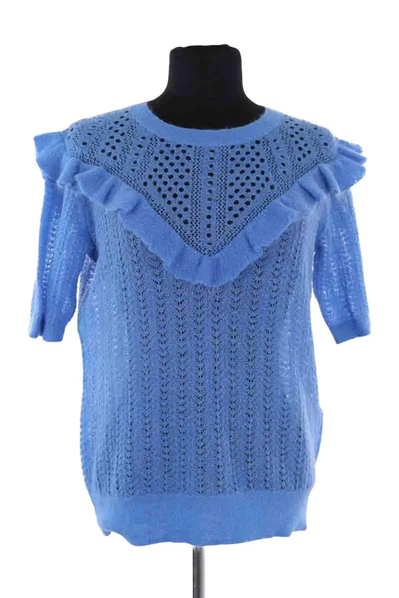 Pull Maje Bleu en Synthétique, taille L - Seconde Main