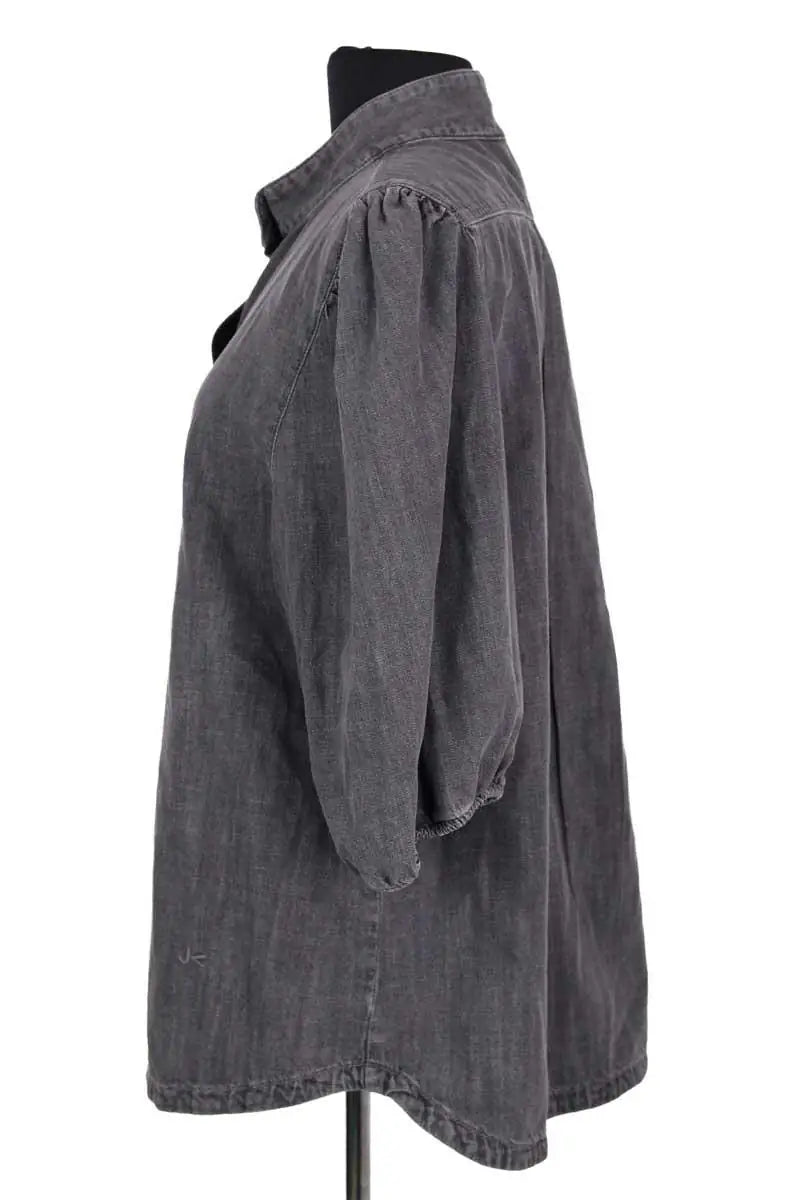 Chemise Jeanne Vouland Anthracite en Coton