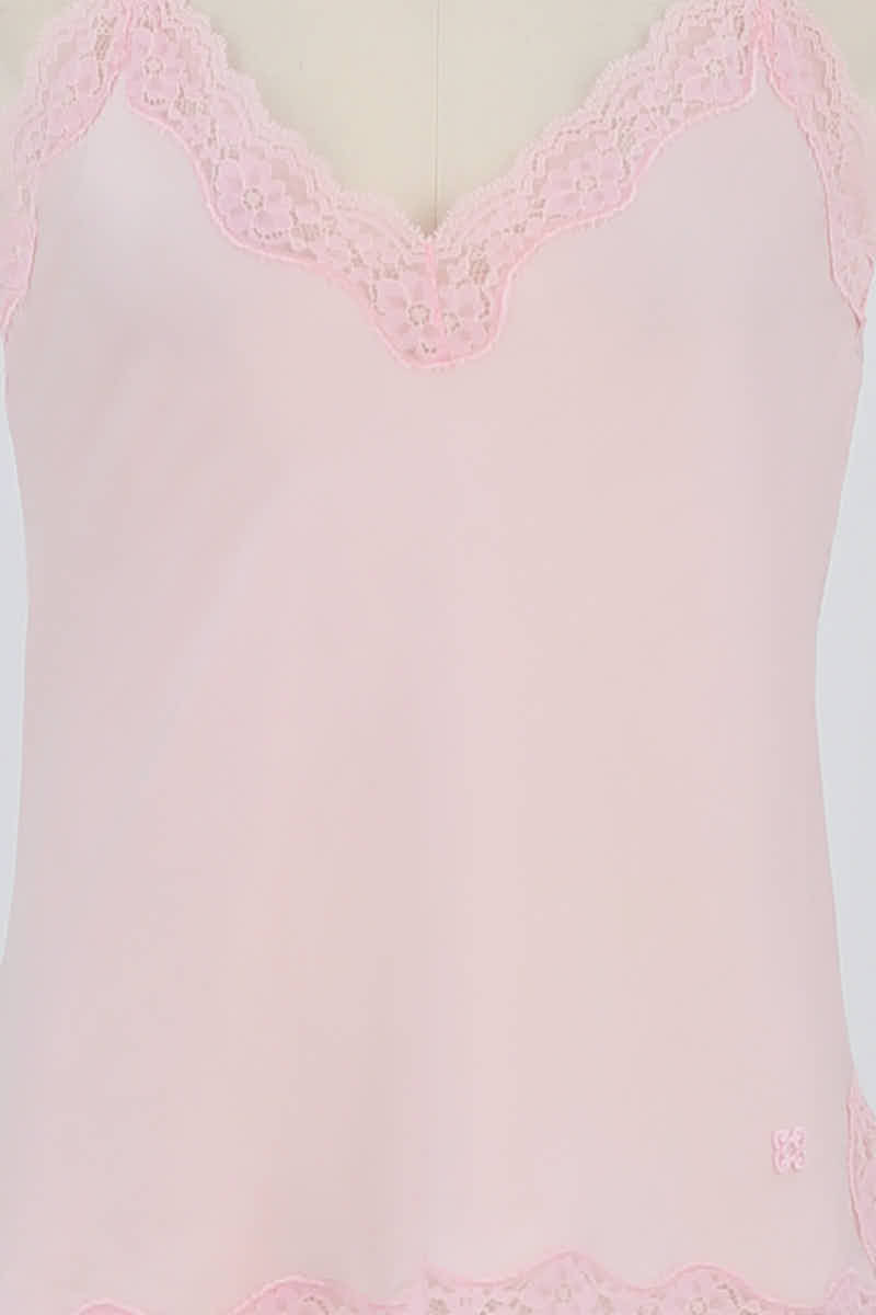 Top sans manche Vannina Vesperini  Rose