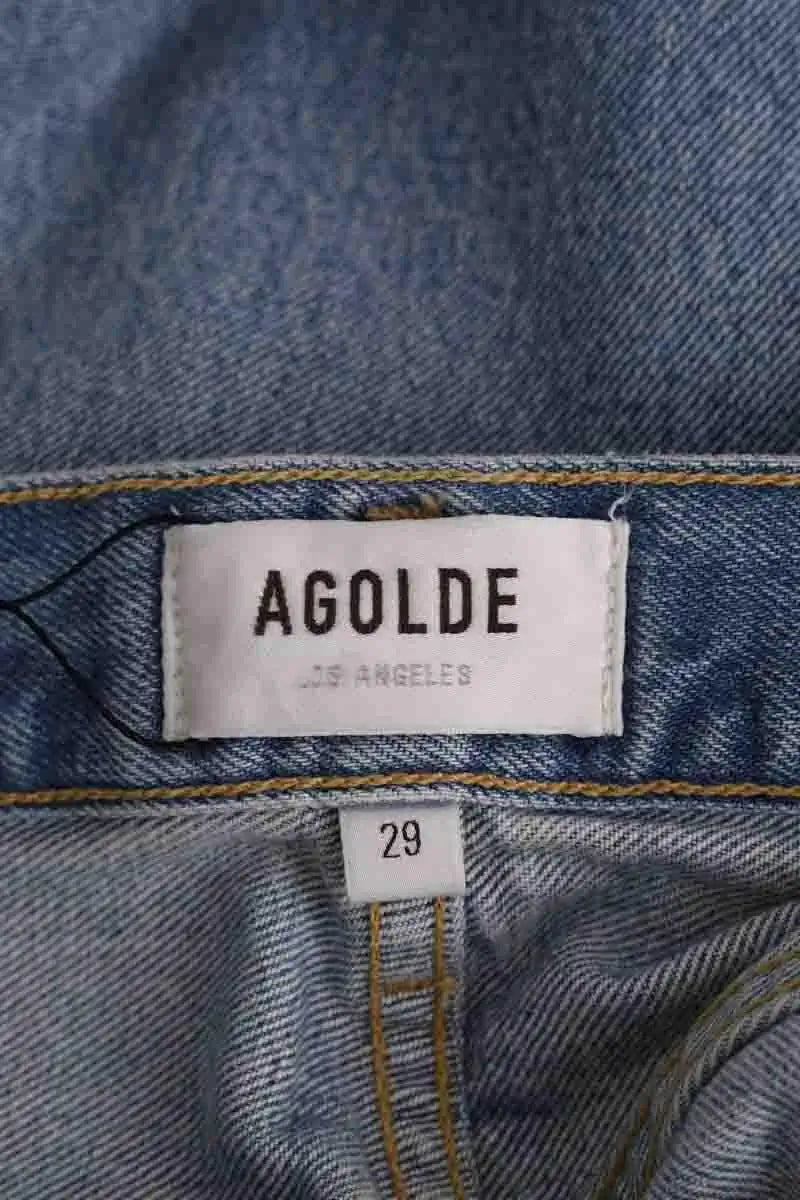 Jean droit Agolde Bleu en Coton