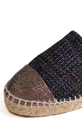 Espadrilles Chanel Violet en Tissu