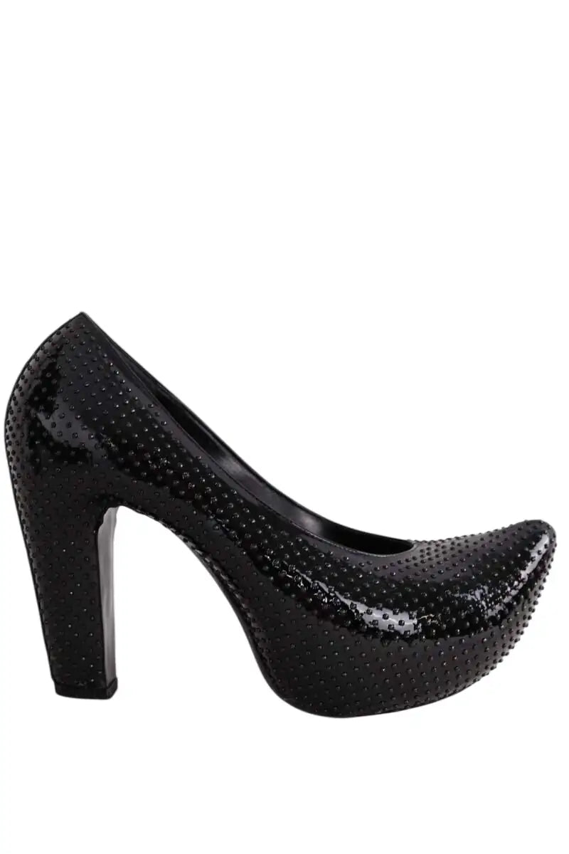 Talons Louis Vuitton Noir en Cuir, taille 39 - Seconde Main