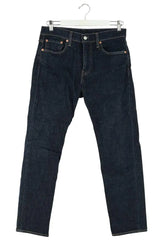 Jean droit Levi's 502 Marine en Coton, taille S - Seconde Main