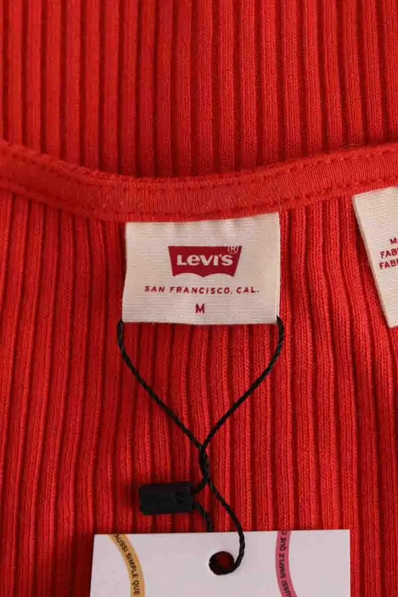 Top Levi's Rouge en Coton