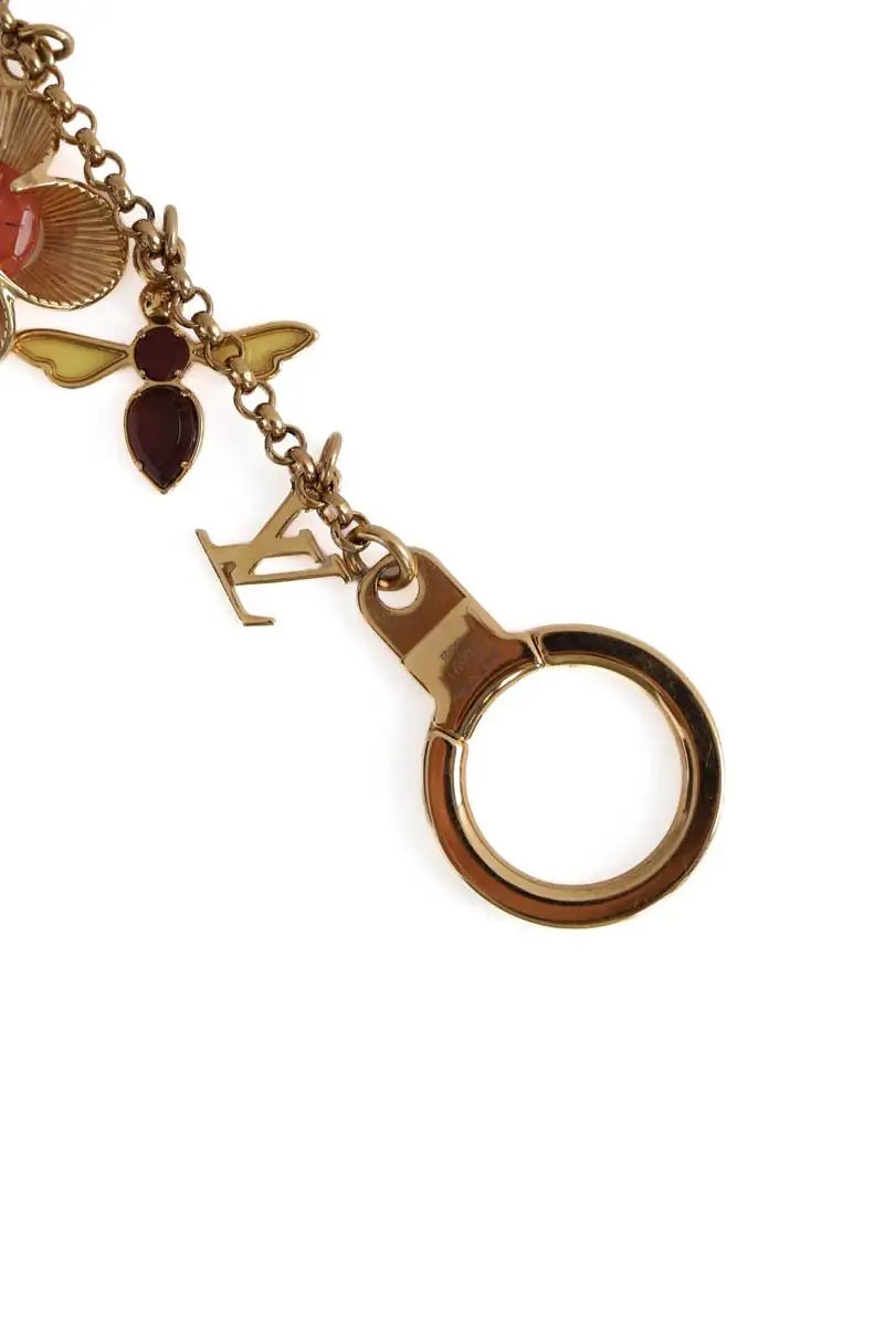 Porte-clé Louis Vuitton Doré en Autres