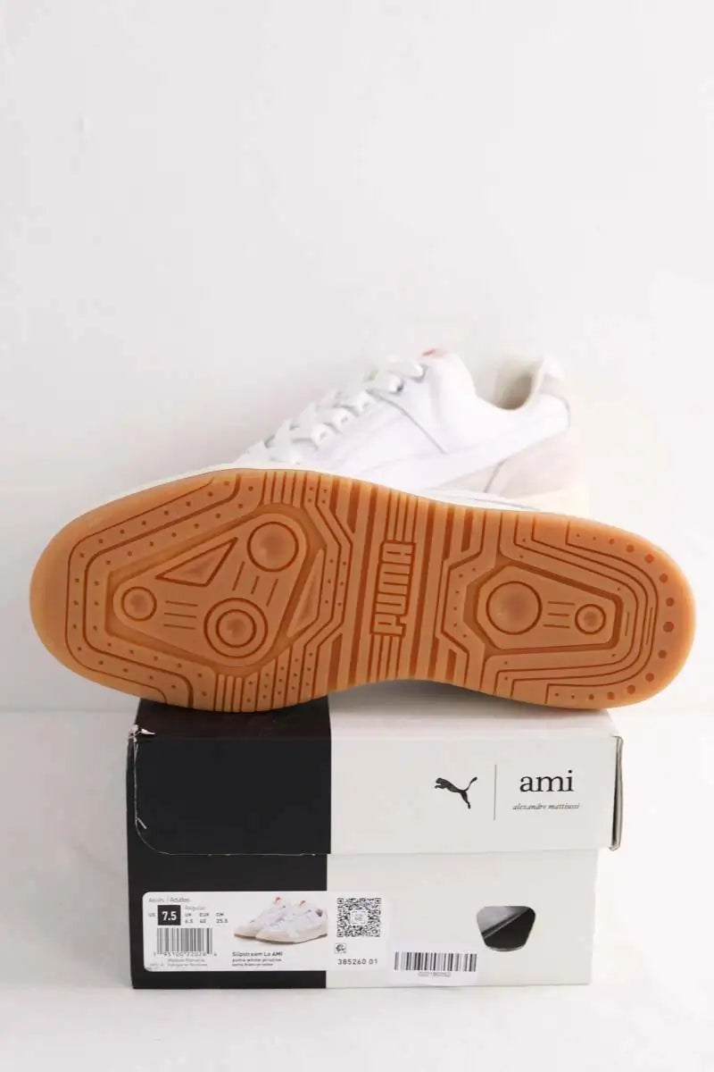 Baskets Ami Ami slipstream Lo sneaker Blanc en Cuir
