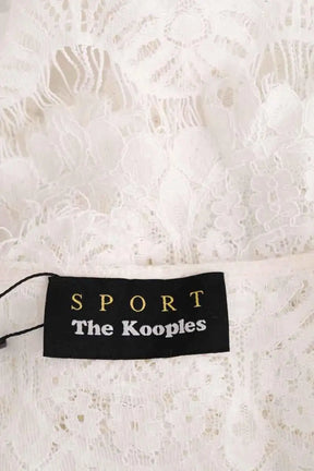 Top sans manche The Kooples Blanc en Viscose
