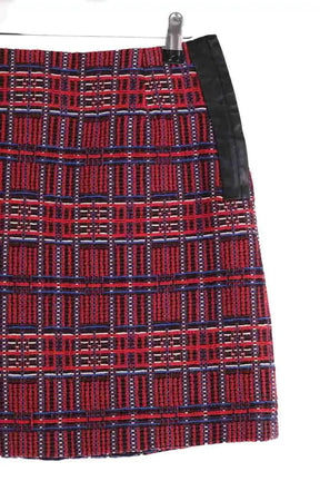 Mini jupe Claudie Pierlot Bordeaux en Coton