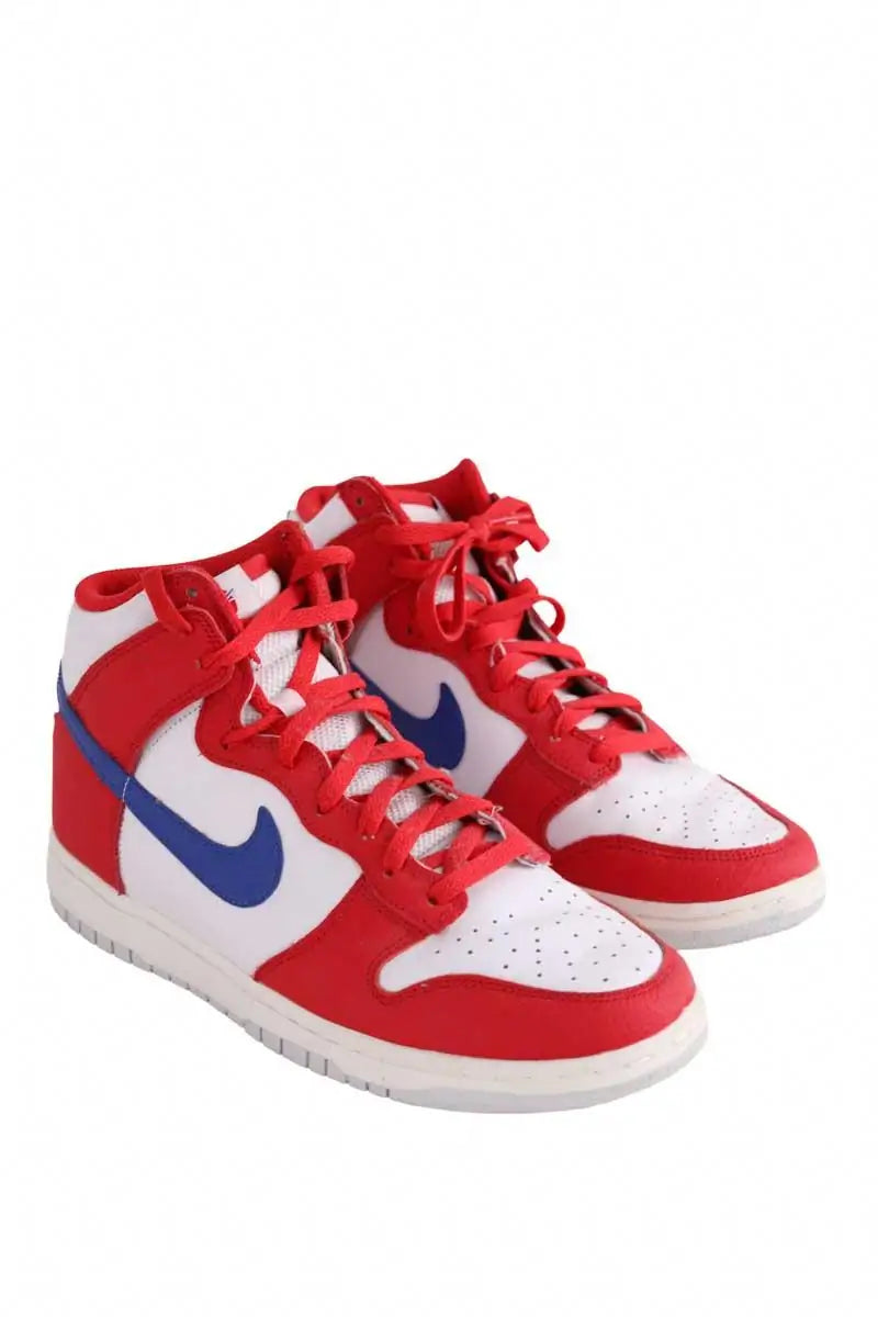 Baskets Nike Rouge en Cuir