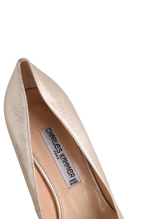 Talons Charles Kammer Doré en Cuir