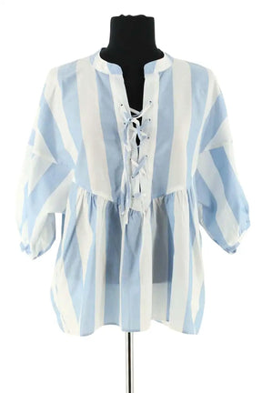 Blouse Bellerose Bleu en Coton, taille S - Seconde Main
